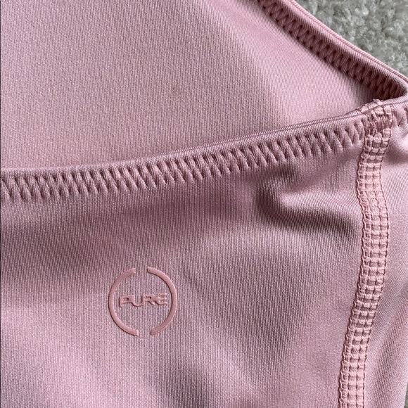 PURE built in bra crop top back size 6 - Picture 3 of 3